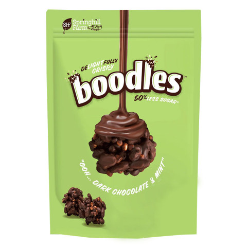 Boodles Dark Chocolate and Mint 50% Less Sugar