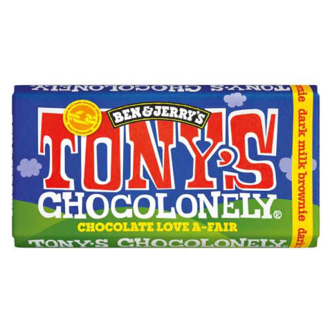 Tony's Chocolonely Dark Milk Chocolate with Brownie