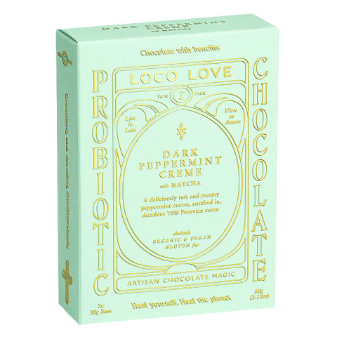 Loco Love Chocolate Dark Peppermint Creme Chocolate