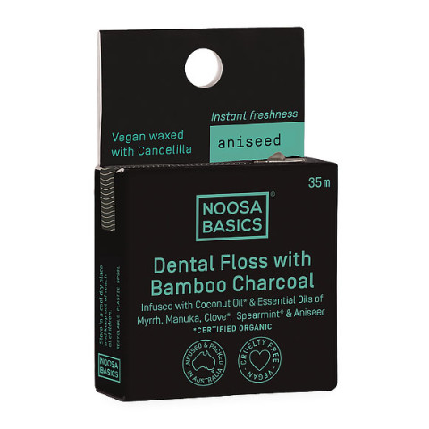 Noosa Basics Dental Floss with Bamboo Charcoal - Aniseed