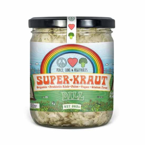 Peace Love and Vegetables Dill SuperKrau