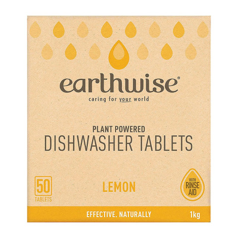 Earthwise Dishwasher Tablets Lemon