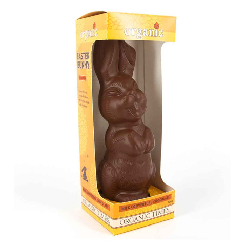 Organic Times Easter Bunny Milk Chocolate Large