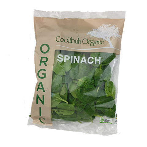 Coolibah English Spinach, Baby Pillow Pack - Organic