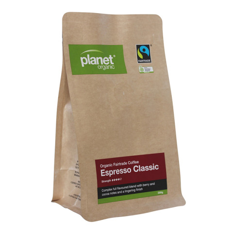 Planet Organic  Espresso Classic Whole Bean Coffee
