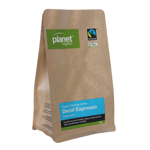 Planet Organic Espresso Decaf Plunger Grind Coffee