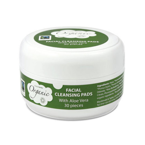 Simply Gentle Facial Cleansing Pads with Organic Aloe Vera