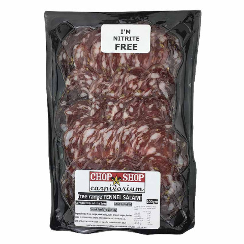 Chop Shop Fennel and Garlic Salami - Chemical Nitrite Free