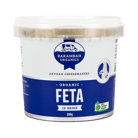 Barambah Organics Feta Cheese in Brine