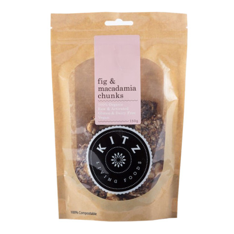 Kitz Living Foods Fig and Macadamia Chunks