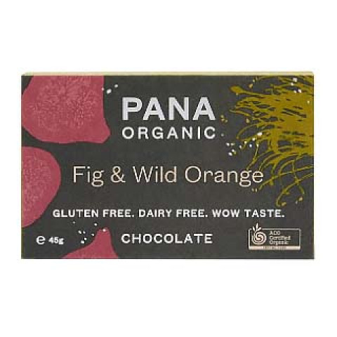 Pana Chocolate Fig and Wild Orange Chocolate - Clearance