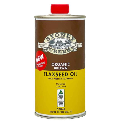 Stoney Creek Organic Flaxseed Oil Brown