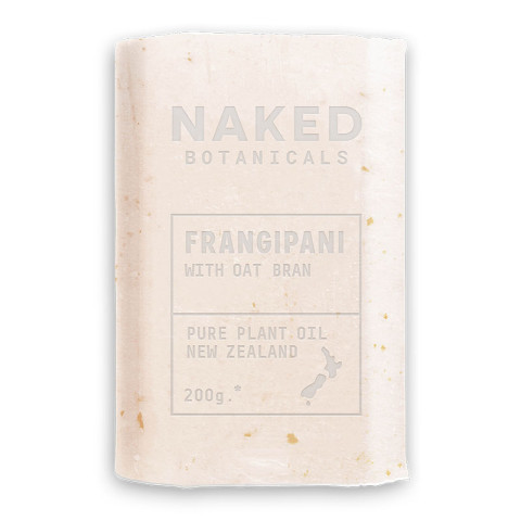 Naked Botanicals Frangipani with Oat Bran Soap