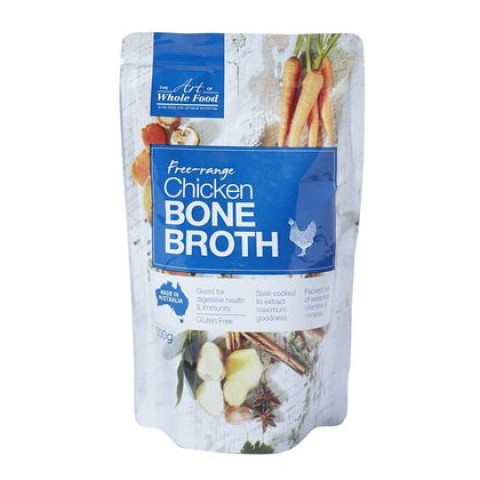 The Art of Whole Food Free Range Chicken Bone Broth