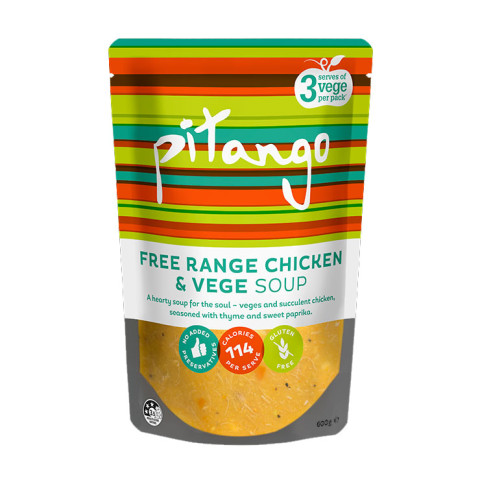 Pitango Free Range Chicken and Vegetable Soup - Clearance