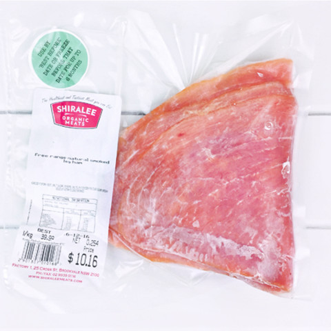 Shiralee Organic Meats Free Range Natural Smoked Leg Ham off the Bone