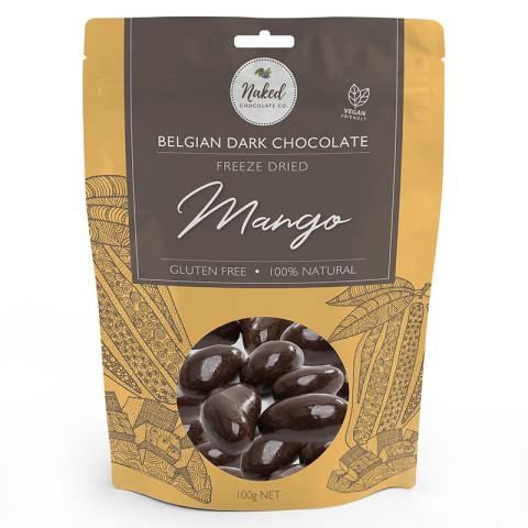 Naked Chocolate Co. Freeze Dried Mango Dark Chocolate