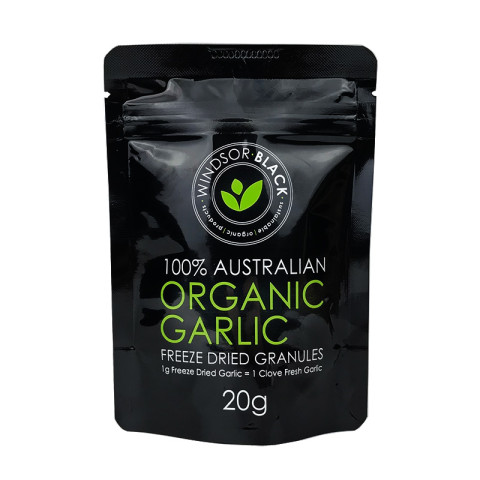 Windsor Black Freeze Dried Organic Garlic Granules