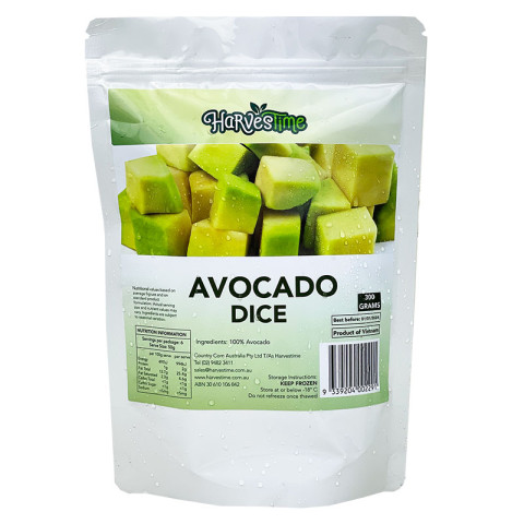 Harvestime Frozen Avocado Diced Conventional