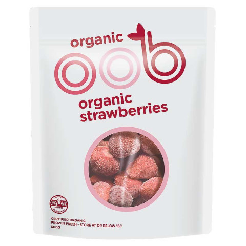 OOB Organic Frozen Strawberries