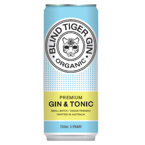 Blind Tiger Gin and Tonic Carton