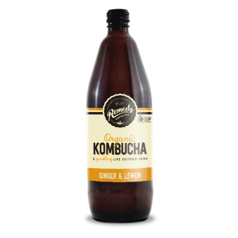 Remedy  Ginger Lemon Kombucha