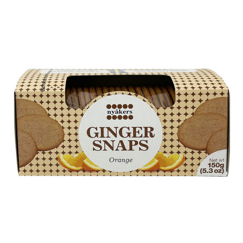Viking Ginger Snaps Orange Biscuits