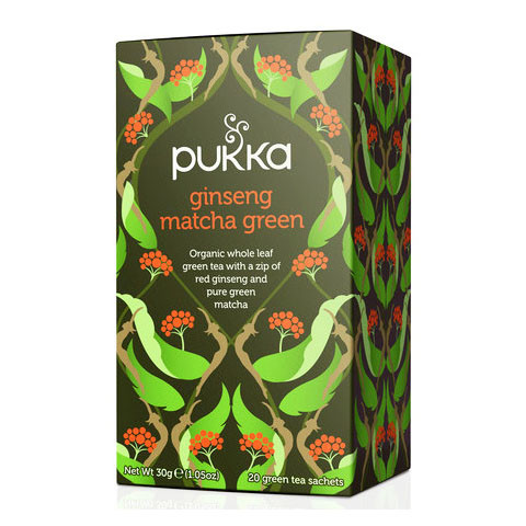 Pukka Ginseng Matcha Green Tea Bags