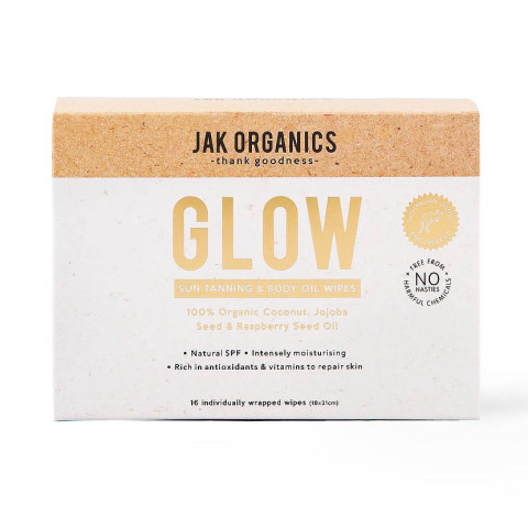 Jak Organics Glow 100% Organic Wipes