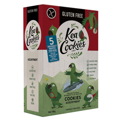 Kea Cookies Gluten Free Cookies Assorted Twin Packs
