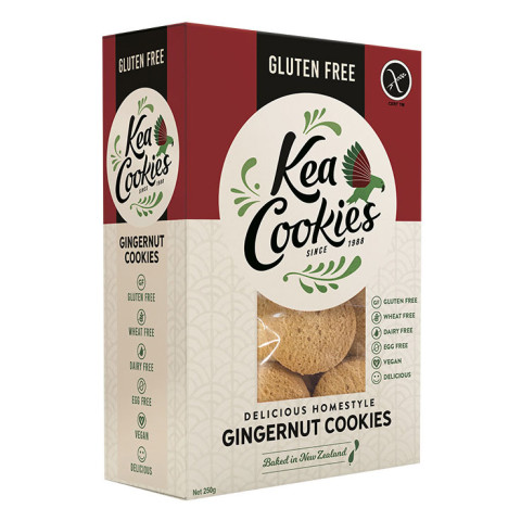 Kea Cookies Gluten Free Cookies Gingernut - Clearance