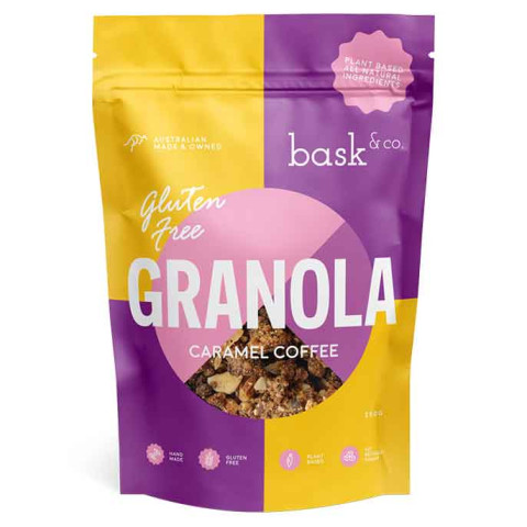 Bask and Co Gluten Free Granola Caramel Coffee