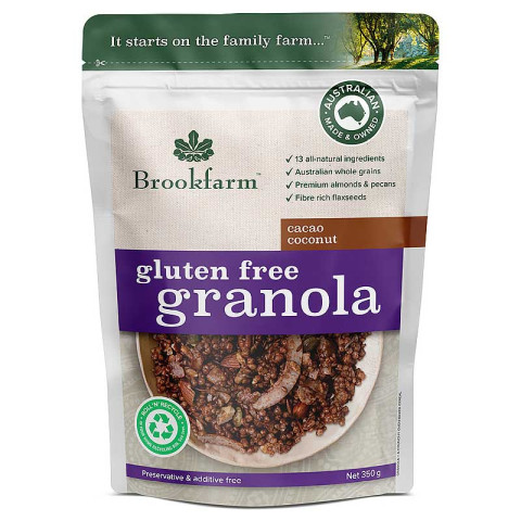 Brookfarm Gluten Free Granola with Cacao Coconut