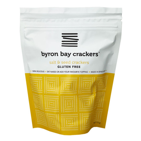Byron Bay Crackers Gluten Free Salt and Seed Crackers