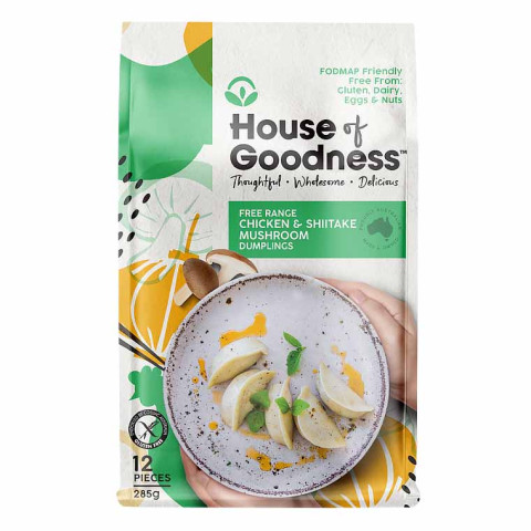 House of Goodness Gourmet Dumplings - Chicken and Shiitake Mushroom