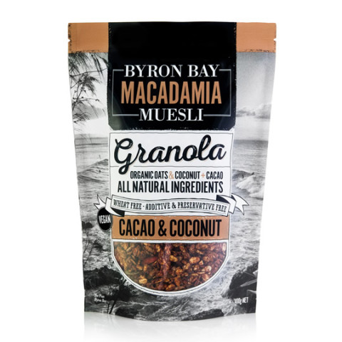 undefined | Byron Bay Macadamia Muesli Granola Cacao and Coconut