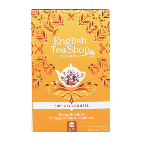 English Tea Shop Super Goodness - Green Rooibos, Pomegranate and Blueberry