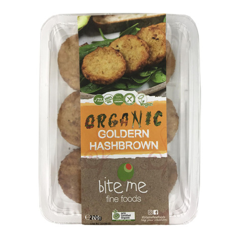 Bite Me Fine Foods Organic Golden Hashbrown