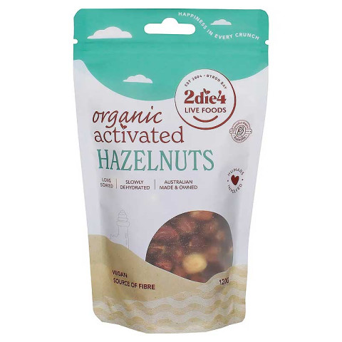 2Die4 Live Foods Hazelnuts Organic Activated