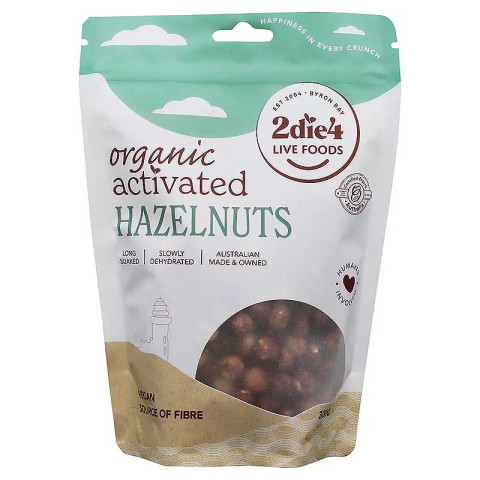 2Die4 Live Foods Hazelnuts Organic Activated