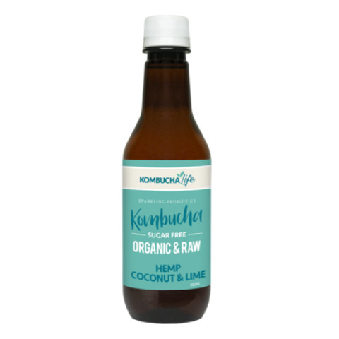 Kombucha Life Hemp Coconut and Lime Kombucha