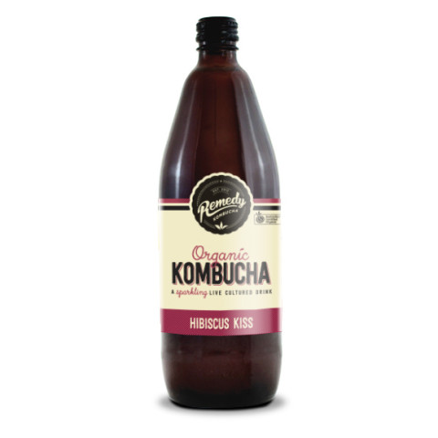 Remedy Hibiscus Kiss Kombucha