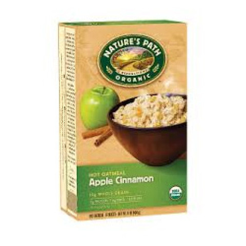 Natures Path Hot Oatmeal Apple Cinnamon