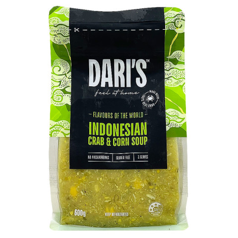 Dari’s Flavours of the World Indonesian Crab and Corn Soup
