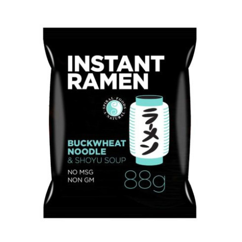 Spiral Instant Ramen Buckwheat Noodles and Shoyu Soup Bulk Buy