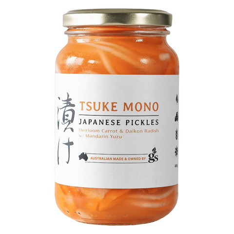 Tsuke Mono Japanese Pickles - Heirloom Carrot and Daikon Radish with Mandarin Yuzu