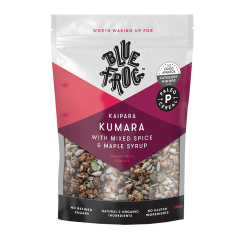 Blue Frog Kaipara Kumara, Maple and Mixed Spice Paleo Cereal