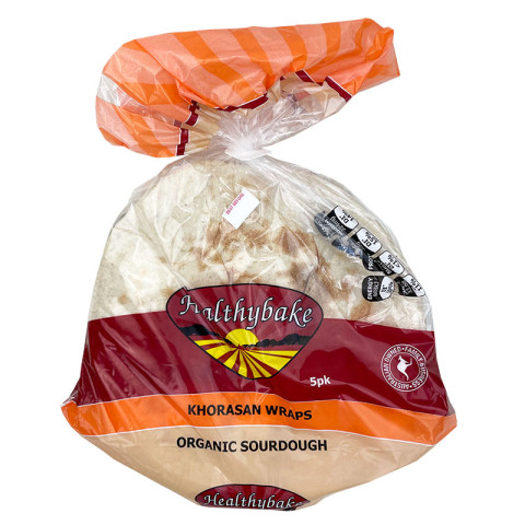 Healthybake Khorasan Wraps Organic