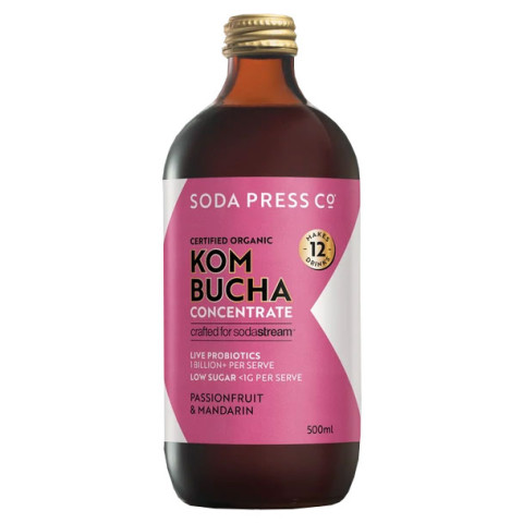 Soda Press Co. Kombucha Concentrate Passionfruit and Mandarin