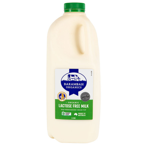 Barambah Lactose Free Full Cream Unhomogenised (cow) Milk - Clearance